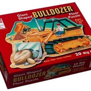 Bulldozer Giant Shaped Floor Puzzle