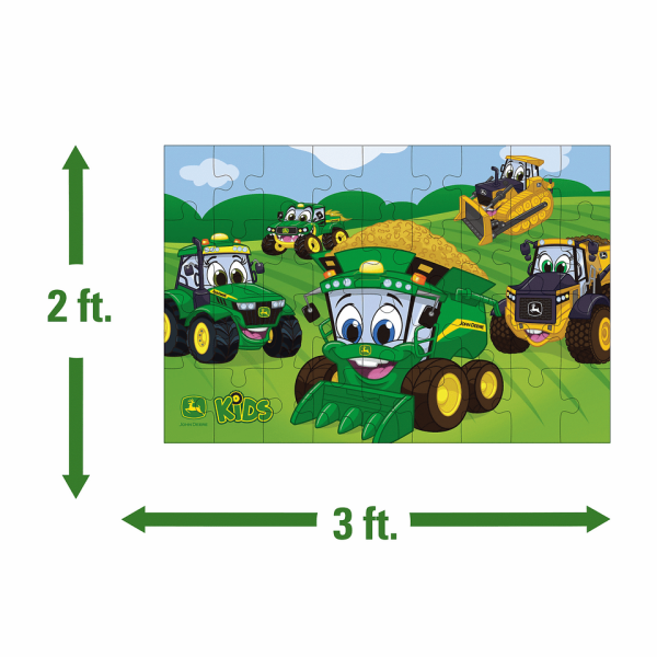 John Deere Kids Floor Puzzle Extra Large 3' x 2' - Image 2