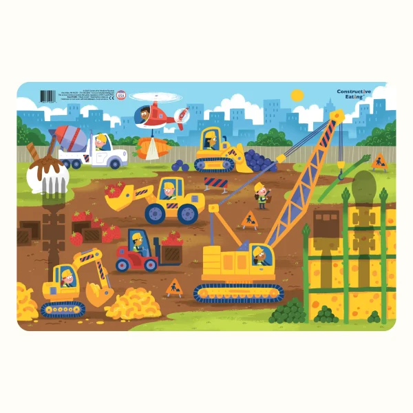 Construction Work Site Placemat